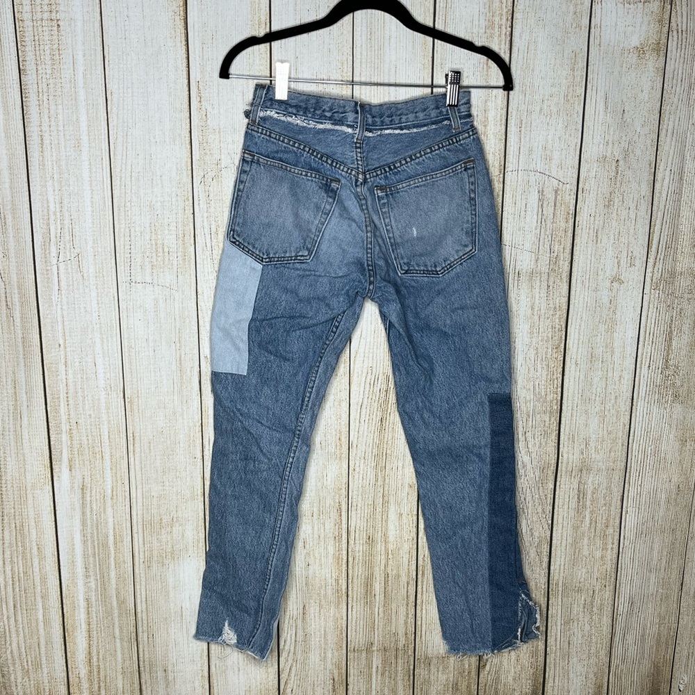 Reformation Skinny Patch Jeans in Torres Wash - Picture 3 of 7